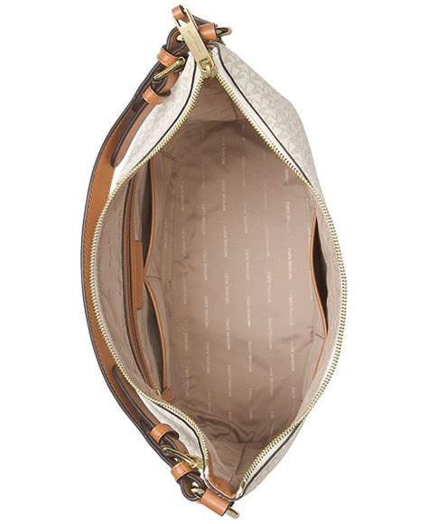 michael kors lupita vanilla|Michael Kors Lupita Large Hobo Vanilla .